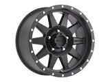 Method Race Wheels MR301 The Standard Matte Black Wheel; 17x9; -12mm Offset (18-26 Jeep Wrangler JL)