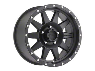 Method Race Wheels MR301 The Standard Matte Black Wheel; 18x9; -12mm Offset (18-25 Jeep Wrangler JL)