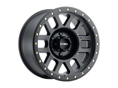 Method Race Wheels MR309 Grid Matte Black 6-Lug Wheel; 18x9; 0mm Offset (03-09 4Runner)