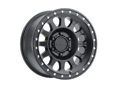 Method Race Wheels MR315 Matte Black 6-Lug Wheel; 17x8.5; 0mm Offset (05-15 Tacoma)