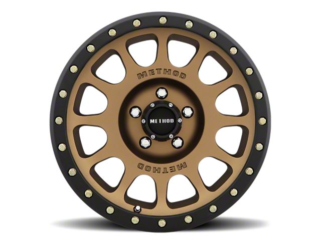 Method Race Wheels Tundra MR305 NV Bronze with Matte Black Lip 5-Lug ...