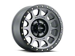 Method Race Wheels MR305 NV Titanium with Matte Black Lip 5-Lug Wheel; 18x9; 25mm Offset (07-13 Tundra)