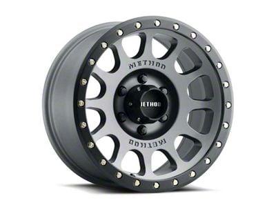 Method Race Wheels MR305 NV Titanium with Matte Black Lip 5-Lug Wheel; 18x9; 25mm Offset (07-13 Tundra)