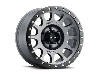 Method Race Wheels MR305 NV Titanium with Matte Black Lip 6-Lug Wheel; 17x8.5; 0mm Offset (10-24 4Runner)