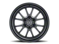 Method Race Wheels MR802 Double Black Milled 6-Lug Wheel; 22x10; -18mm Offset (17-24 Titan)