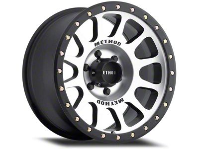 Method Race Wheels MR305 NV Matte Black Machined 6-Lug Wheel; 17x8.5; 0mm Offset (24-25 Tacoma)