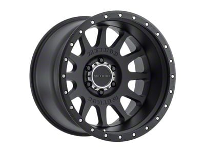 Method Race Wheels MR605 NV Matte Black 6-Lug Wheel; 20x9; -12mm Offset (24-25 Tacoma)