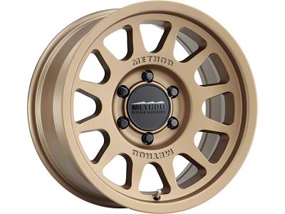 Method Race Wheels MR703 Bead Grip Bronze 6-Lug Wheel; 17x8.5; 0mm Offset (24-25 Tacoma)