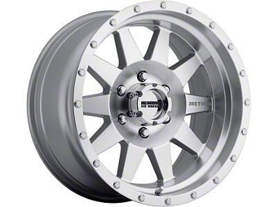 Method Race Wheels MR301 The Standard Machined 6-Lug Wheel; 17x8.5; 0mm Offset (25-26 4Runner)