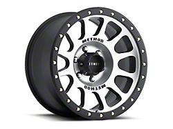 Method Race Wheels MR305 NV Matte Black Machined 6-Lug Wheel; 17x8.5; 0mm Offset (10-24 4Runner)