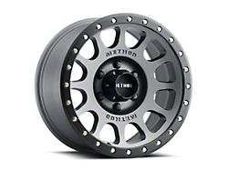 Method Race Wheels MR305 NV Titanium with Matte Black Lip 6-Lug Wheel; 16x8; 0mm Offset (03-09 4Runner)