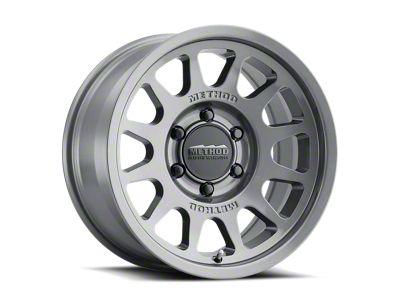 Method Race Wheels MR703 Bead Grip Gloss Titanium 6-Lug Wheel; 16x8; 0mm Offset (03-09 4Runner)