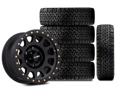 17x8.5 Method Race Wheels MR305 & 33in BF Goodrich All-Terrain T/A KO Tire Package; Set of 5 (21-25 Bronco, Excluding Raptor)