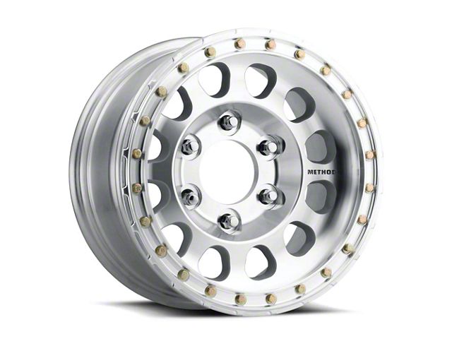 Method Race Wheels Bronco MR103 Beadlock Raw Machined 6-Lug Wheel; 17x9 ...