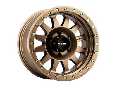 Method Race Wheels MR304 Double Standard Bronze 6-Lug Wheel; 17x8.5; 0mm Offset (21-25 Bronco, Excluding Raptor)