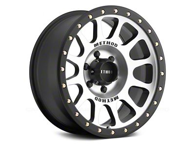 Method Race Wheels MR305 NV Matte Black Machined 6-Lug Wheel; 17x8.5; 0mm Offset (22-25 Bronco Raptor)