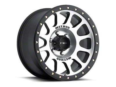 Method Race Wheels MR305 NV Matte Black Machined 6-Lug Wheel; 17x8.5; 0mm Offset (21-25 Bronco, Excluding Raptor)