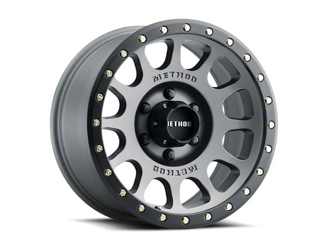 Method Race Wheels Bronco MR305 NV Titanium with Matte Black Lip 6-Lug ...