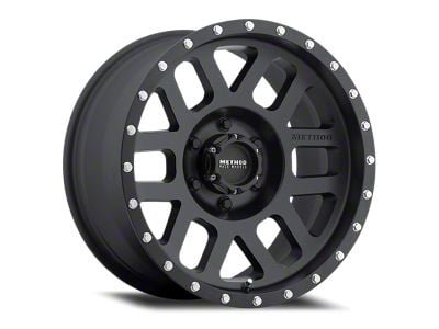 Method Race Wheels MR306 Mesh Matte Black 6-Lug Wheel; 18x9; 18mm Offset (21-25 Bronco, Excluding Raptor)