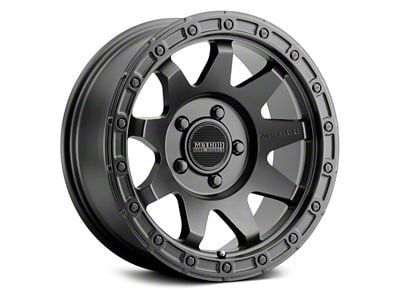 Method Race Wheels MR317 Matte Black 6-Lug Wheel; 17x8.5; 0mm Offset (21-25 Bronco, Excluding Raptor)