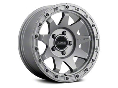 Method Race Wheels MR317 Matte Titanium 6-Lug Wheel; 20x9; 18mm Offset (21-25 Bronco, Excluding Raptor)