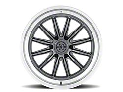 Method Race Wheels MR803 Gloss Titanium with Machined Lip 6-Lug Wheel; 22x10; 10mm Offset (21-25 Bronco, Excluding Raptor)