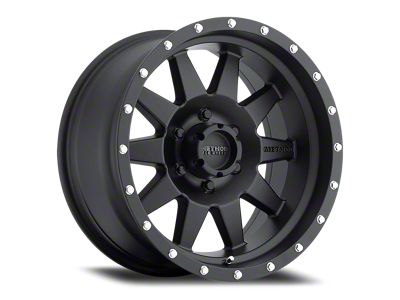 Method Race Wheels MR301 The Standard Matte Black Wheel; 17x8.5; 0mm Offset (20-25 Jeep Gladiator JT)