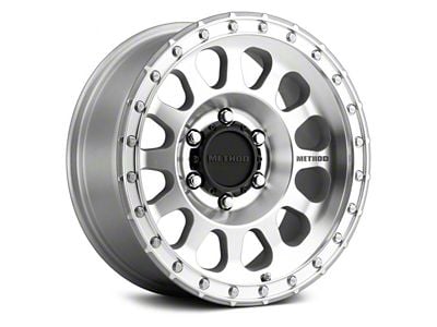 Method Race Wheels MR315 Machined Wheel; 17x8.5; 0mm Offset (20-25 Jeep Gladiator JT)