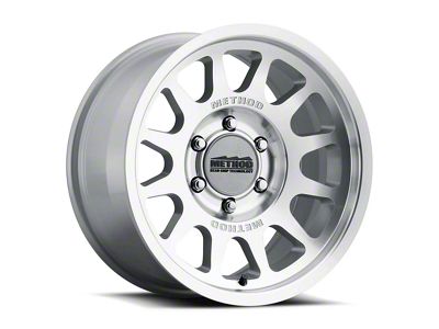 Method Race Wheels MR703 Bead Grip Machined Wheel; 17x8.5; 25mm Offset (20-25 Jeep Gladiator JT)