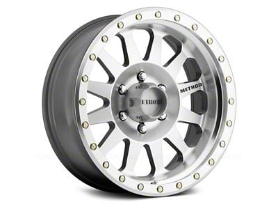 Method Race Wheels MR304 Double Standard Machined Wheel; 17x8.5; 0mm Offset (99-04 Jeep Grand Cherokee WJ)