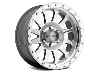 Method Race Wheels MR304 Double Standard Machined Wheel; 17x8.5; 0mm Offset (07-18 Jeep Wrangler JK)