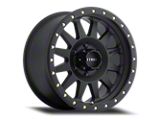 Method Race Wheels MR304 Double Standard Matte Black Wheel; 17x8.5; 0mm Offset (07-18 Jeep Wrangler JK)