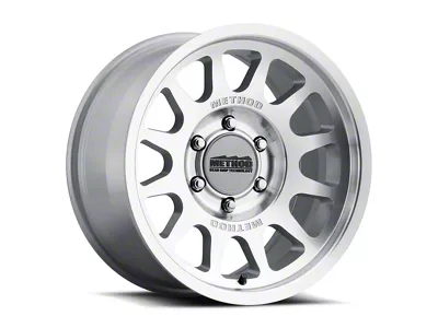Method Race Wheels MR703 Bead Grip Machined Wheel; 17x8.5; 25mm Offset (18-25 Jeep Wrangler JL)