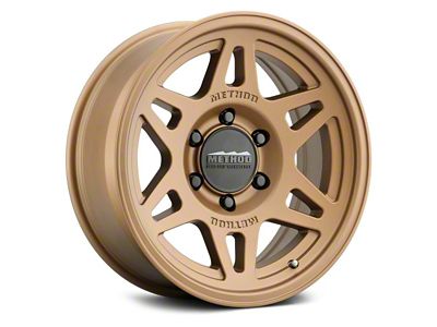 Method Race Wheels MR706 Bead Grip Bronze Wheel; 17x8.5; 25mm Offset (18-25 Jeep Wrangler JL)