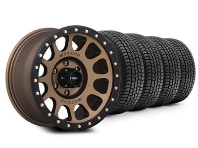 16x8 Method Race Wheels MR305 & 32in West Lake All-Terrain SL369 Tire Package (16-23 Tacoma)