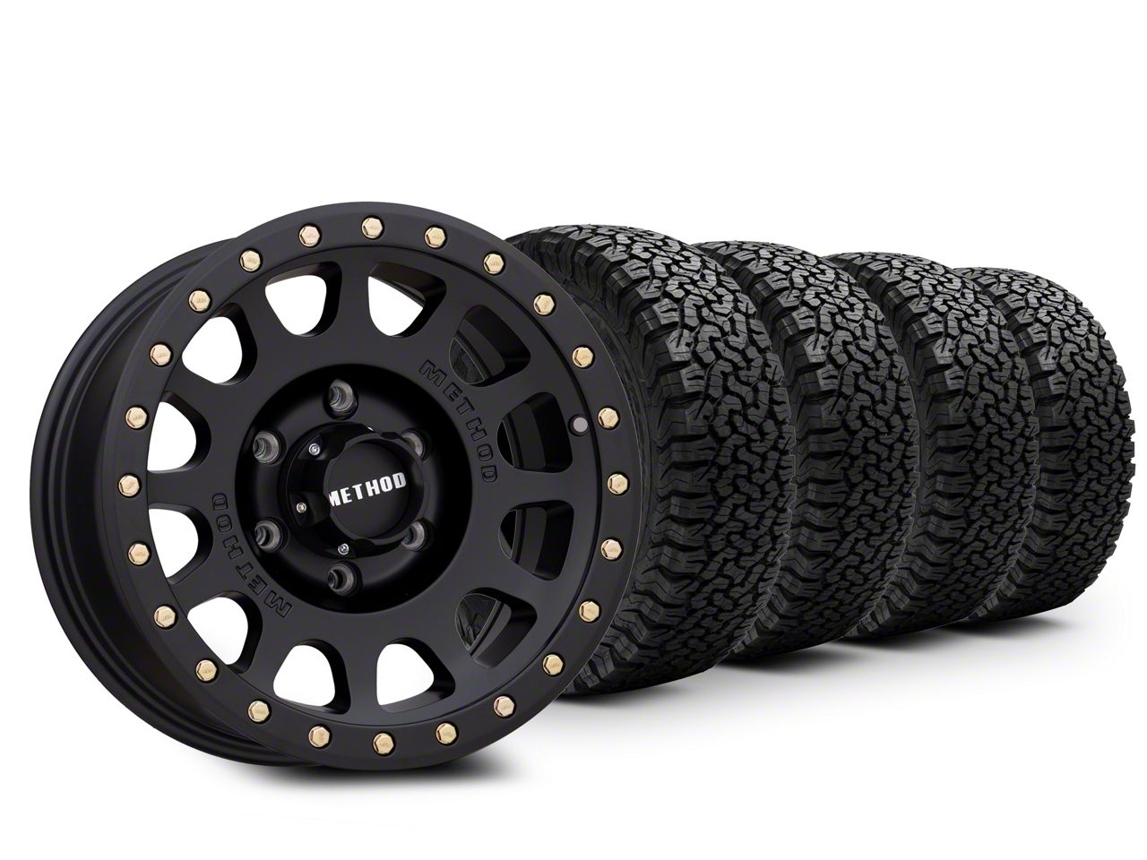 Tacoma 16x8 Moto Metal MO970 & 32in Gladiator Mud-Terrain X