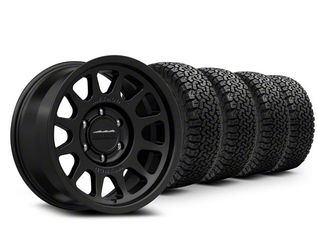 Tacoma 17x8.5 Method Race Wheels MR703 & 32in BF Goodrich All-Terrain T ...