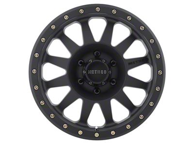 Method Race Wheels MR304 Double Standard Matte Black 6-Lug Wheel; 16x8; 0mm Offset (16-23 Tacoma)