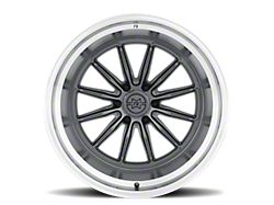 Method Race Wheels MR803 Gloss Titanium with Machined Lip 6-Lug Wheel; 22x12; -40mm Offset (24-25 Tacoma)