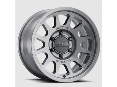 Method Race Wheels MR703 Bead Grip HD Gloss Titanium 6-Lug Wheel; 18x9; 40mm Offset (17-24 Titan)
