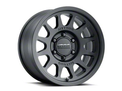 Method Race Wheels MR703 Bead Grip HD Matte Black 6-Lug Wheel; 18x9; 40mm Offset (17-24 Titan)