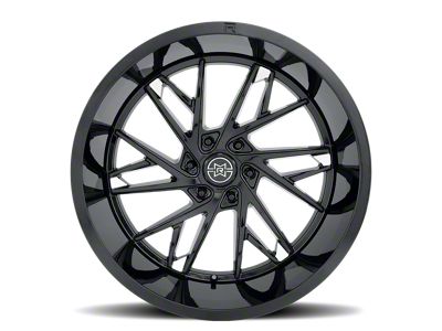 Method Race Wheels MR801 Gloss Black Milled 6-Lug Wheel; 20x12; -40mm Offset (04-15 Titan)