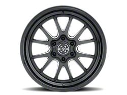 Method Race Wheels MR802 Double Black Milled 6-Lug Wheel; 22x9; 20mm Offset (16-24 Titan XD)