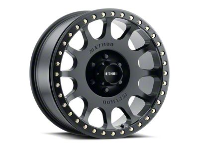 Method Race Wheels MR105 Beadlock Matte Black 6-Lug Wheel; 17x8.5; 0mm Offset (22-25 Tundra)