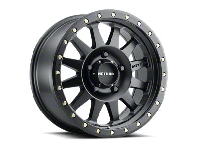 Method Race Wheels MR304 Double Standard Matte Black 5-Lug Wheel; 18x9; 25mm Offset (14-21 Tundra)