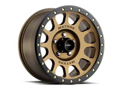 Method Race Wheels MR305 NV Bronze with Matte Black Lip 5-Lug Wheel; 17x8.5; 0mm Offset (14-21 Tundra)