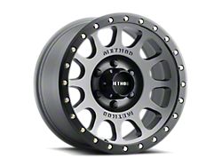 Method Race Wheels MR305 NV Titanium with Matte Black Lip 5-Lug Wheel; 17x8.5; 0mm Offset (14-21 Tundra)