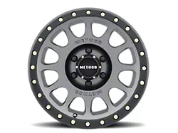 Method Race Wheels MR305 NV Titanium with Matte Black Lip 6-Lug Wheel; 18x9; 18mm Offset (22-25 Tundra)