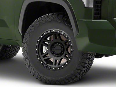 Method Race Wheels MR312 Matte Black 6-Lug Wheel; 17x8.5; 0mm Offset (22-25 Tundra)