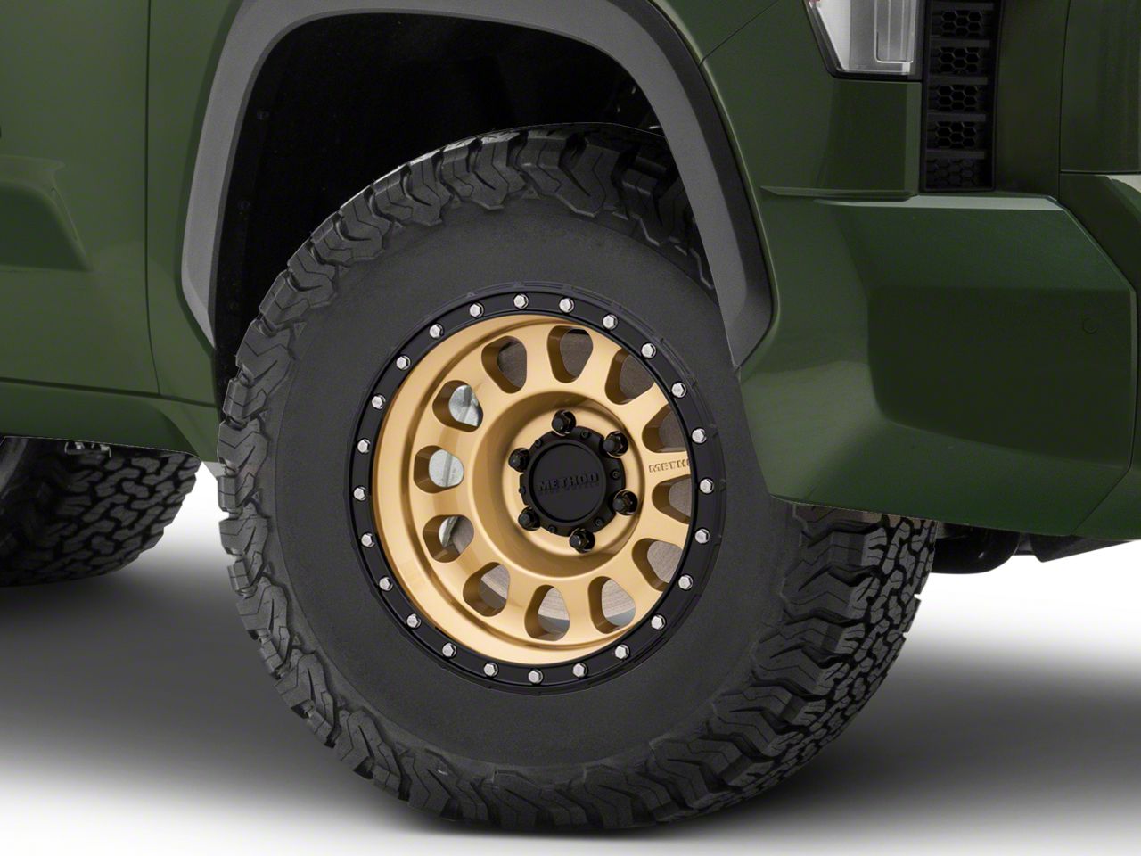 Method Race Wheels Tundra MR315 Gold 6-Lug Wheel; 17x9